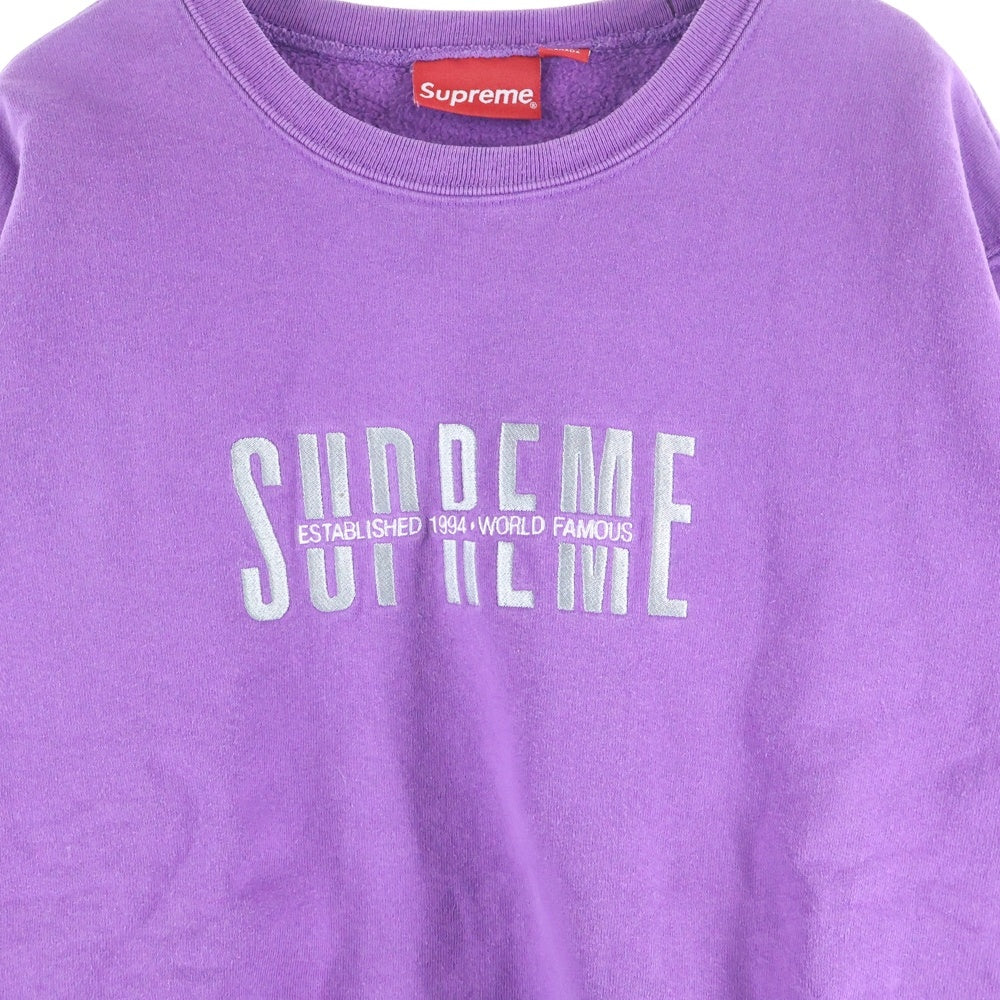SUPREME(シュプリーム) 18AW World Famous Crewneck ワールド