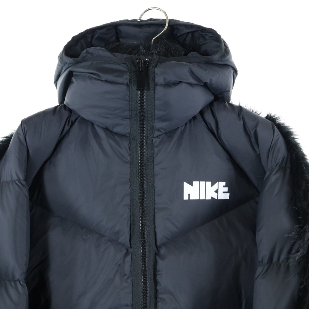 NIKE(ナイキ) ×sacai Fur Down Jacket サカイ ファー切替ダウンジャケット ブラック CT3267-010