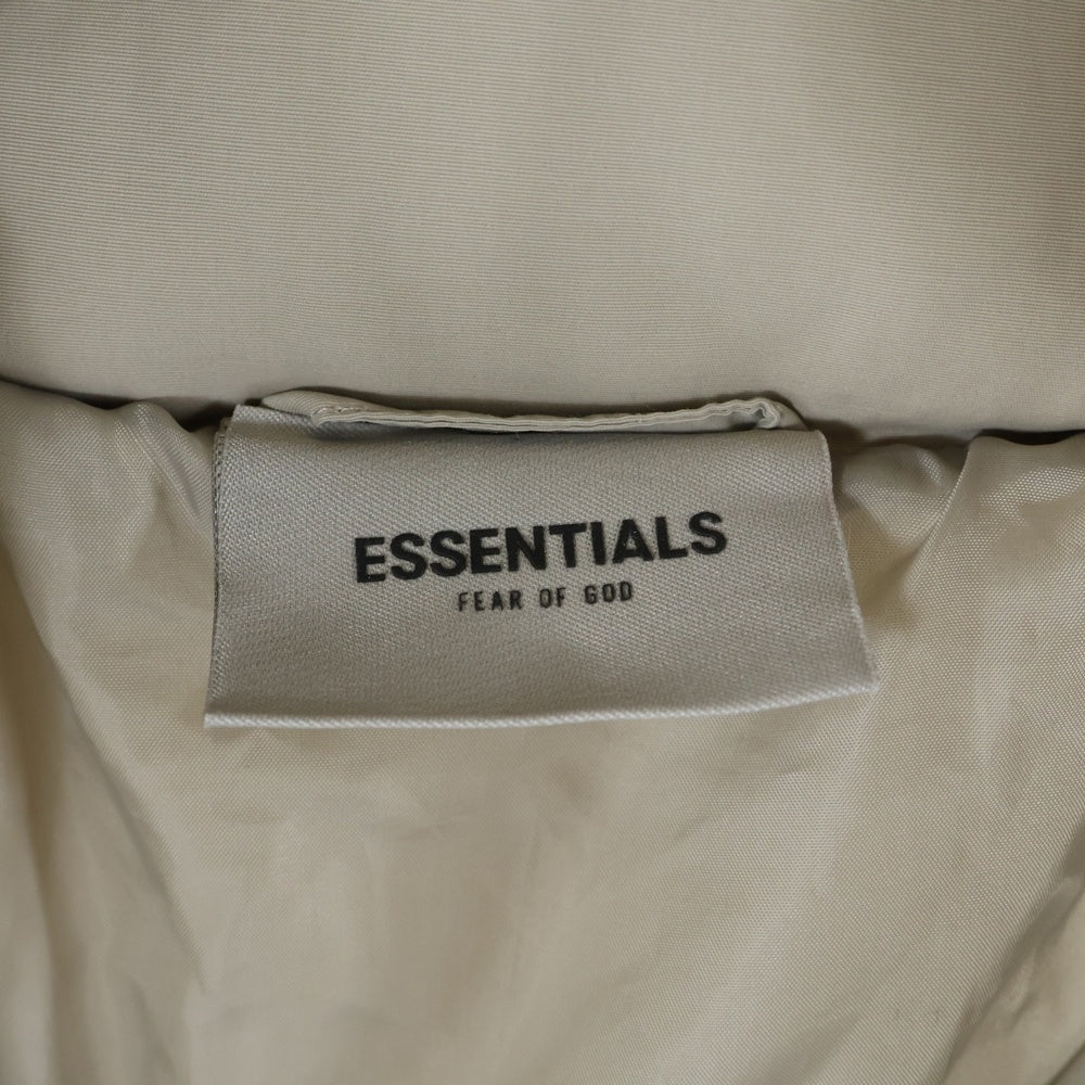 FEAR OF GOD ESSENTIALS(フィアオブゴッド エッセンシャルズ) PUFFER JACKET 中綿 パッファージャケット ベージュ