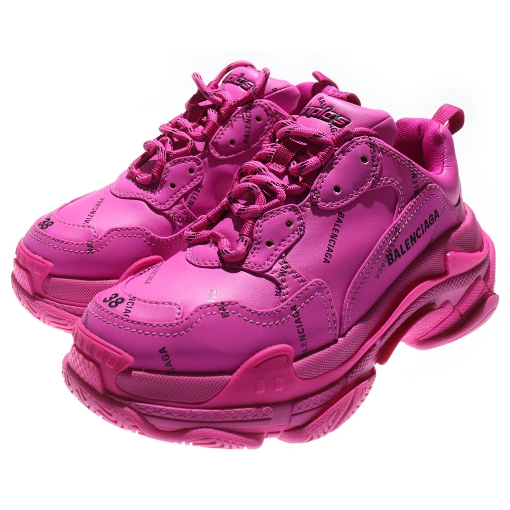 BALENCIAGA(バレンシアガ) Triple S トリプル S ローカットスニーカー ピンク US8/25cm 524039