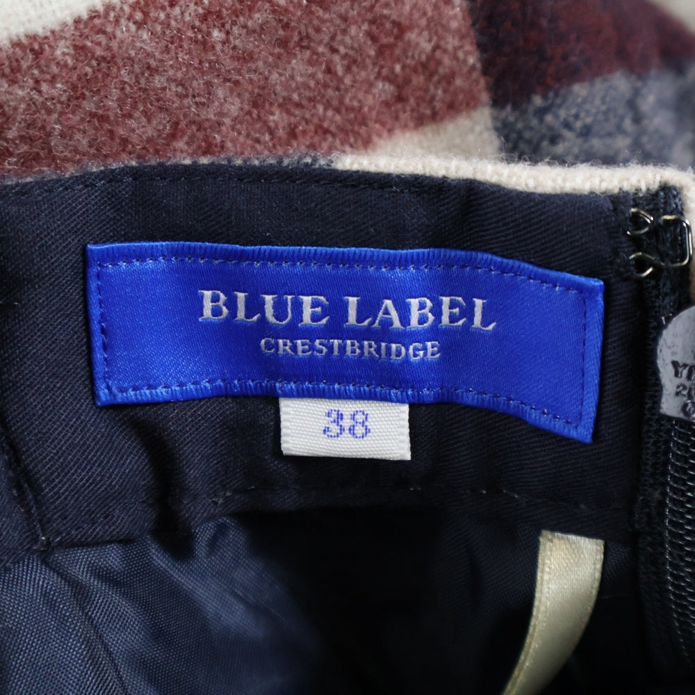 BLUE LABEL CRESTBRIDGE(ブルーレーベルクレストブリッジ) チェックデザイン ウールミニスカート マルチ レディース 55S07-858-42