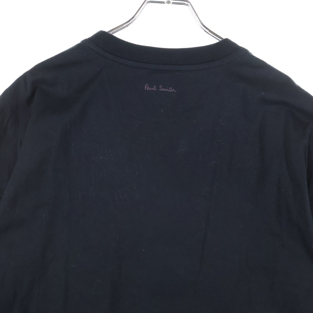 Paul Smith(ポールスミス) フロントプリント 半袖Tシャツ カットソー ブラック