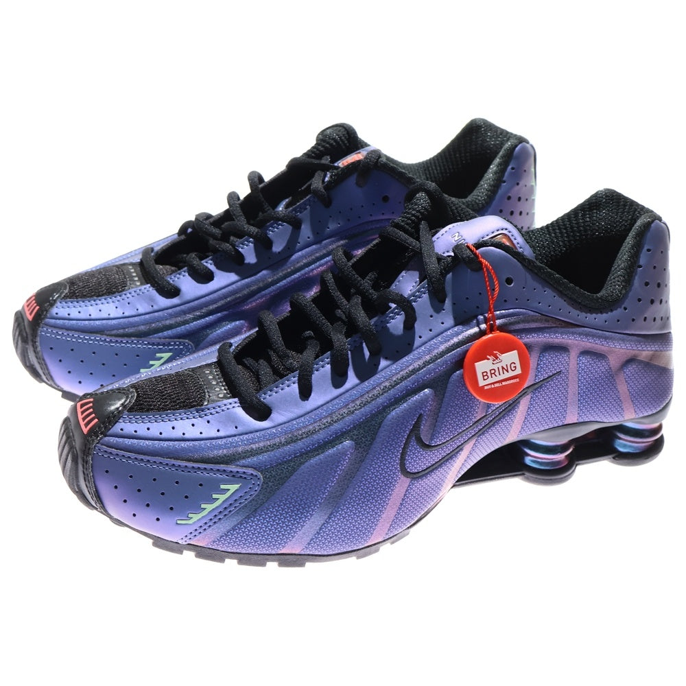 NIKE(ナイキ) SHOX R4 ショックス ローカットスニーカー パープル