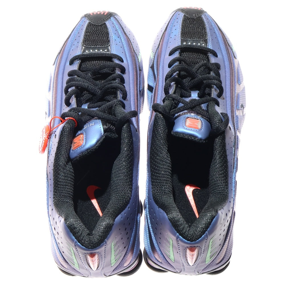 NIKE(ナイキ) SHOX R4 ショックス ローカットスニーカー パープル/ブラック US9.5/27.5cm HQ3446 001