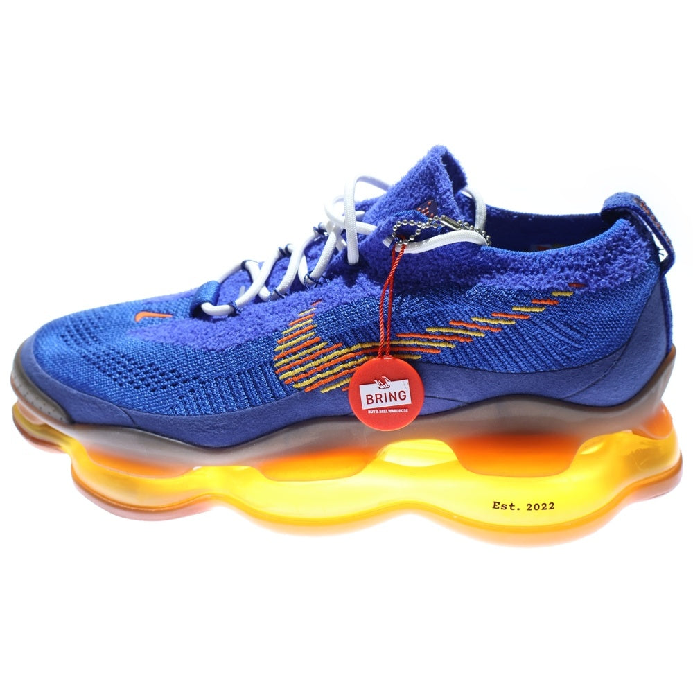 NIKE(ナイキ) AIR MAX SCORPION FK SE ナイキ エア マックス スコーピオン フライニット ブルー/オレンジ US10/28cm DX4768-400