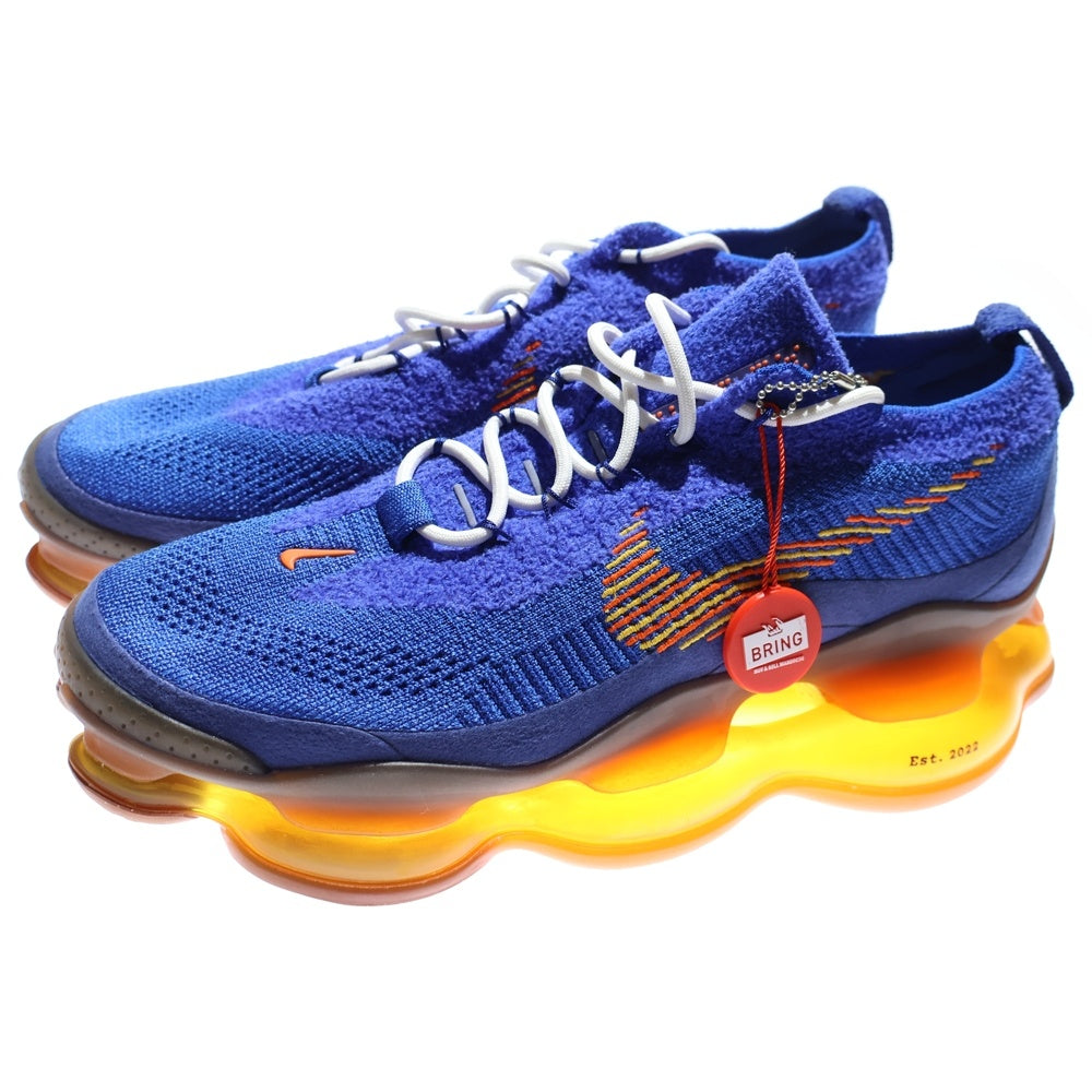 NIKE(ナイキ) AIR MAX SCORPION FK SE ナイキ エア マックス スコーピオン フライニット ブルー/オレンジ US10/28cm DX4768-400