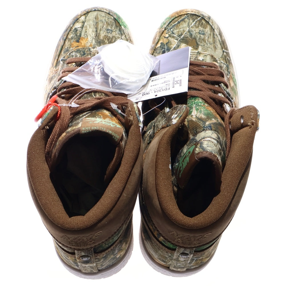 NIKE(ナイキ) Jordan Air Ship SP Realtree Camo ジョーダン エアシップ SP リアルツリーカモ ハイカットスニーカー ブラウン US9.5/27.5cm FD1324-900