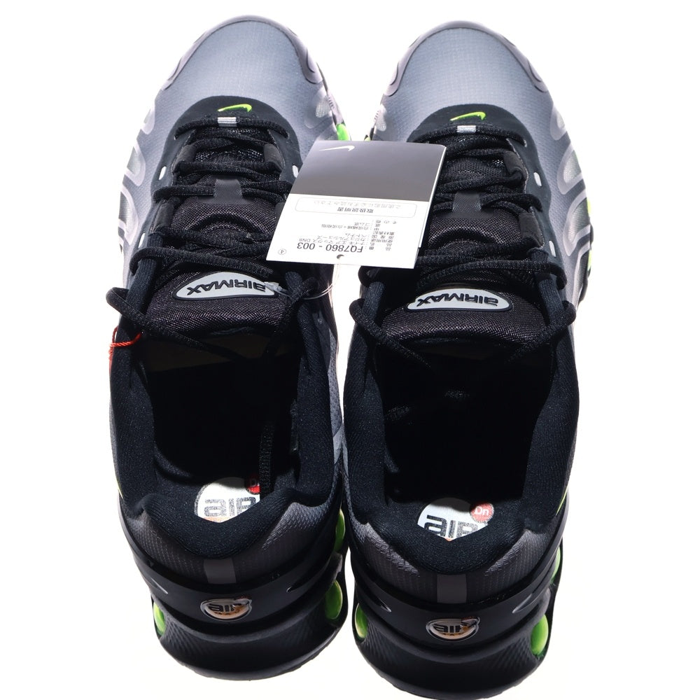 NIKE(ナイキ) AIR MAX DN8 BLACK LIGHT SMOKE GREY BLACK VOLT エアマックスDN8 ボルト ローカットスニーカー グレー/ブラック US10/28cm FQ7860-003