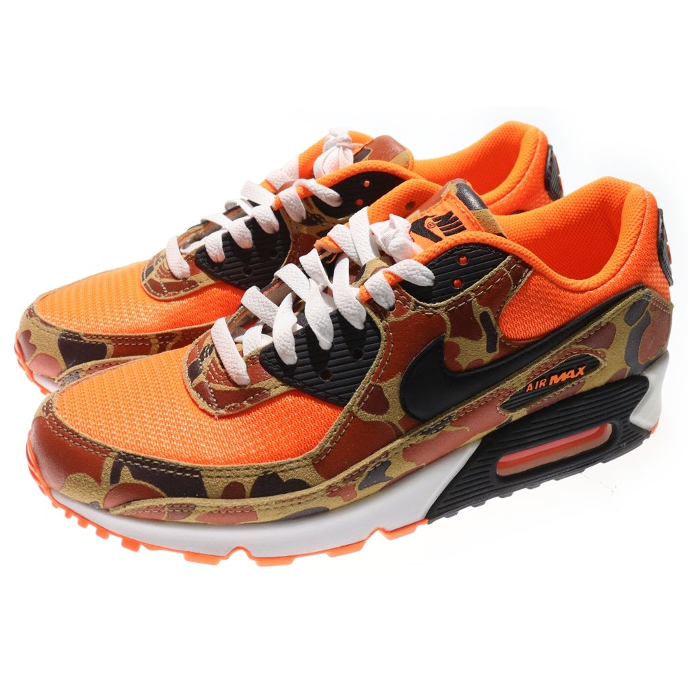 NIKE(ナイキ) AIR MAX 90 SP DUCK CAMO エアマックス ダック カモ ローカットスニーカー オレンジ US8.5/26.5cm CW4039-800
