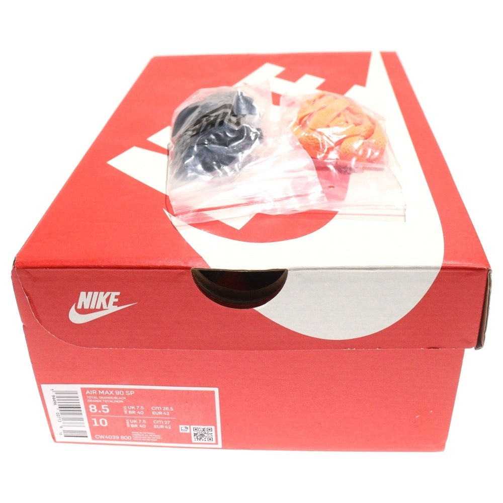 NIKE(ナイキ) AIR MAX 90 SP DUCK CAMO エアマックス ダック カモ ローカットスニーカー オレンジ US8.5/26.5cm CW4039-800