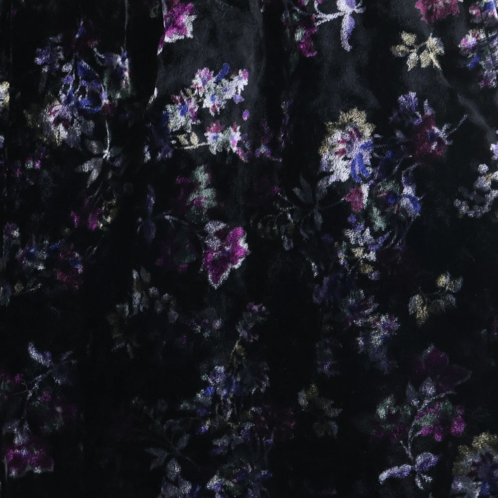 SUPREME(シュプリーム) 19AW Floral Velour Shorts フローラル ベロア ハーフパンツ ショーツ ブラック