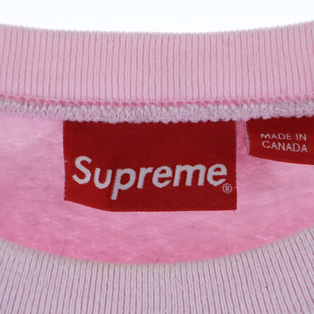 SUPREME(シュプリーム) 23SS Small Box Crewneck スモール ボックスロゴ クルーネックスウェットトレーナー ピンク