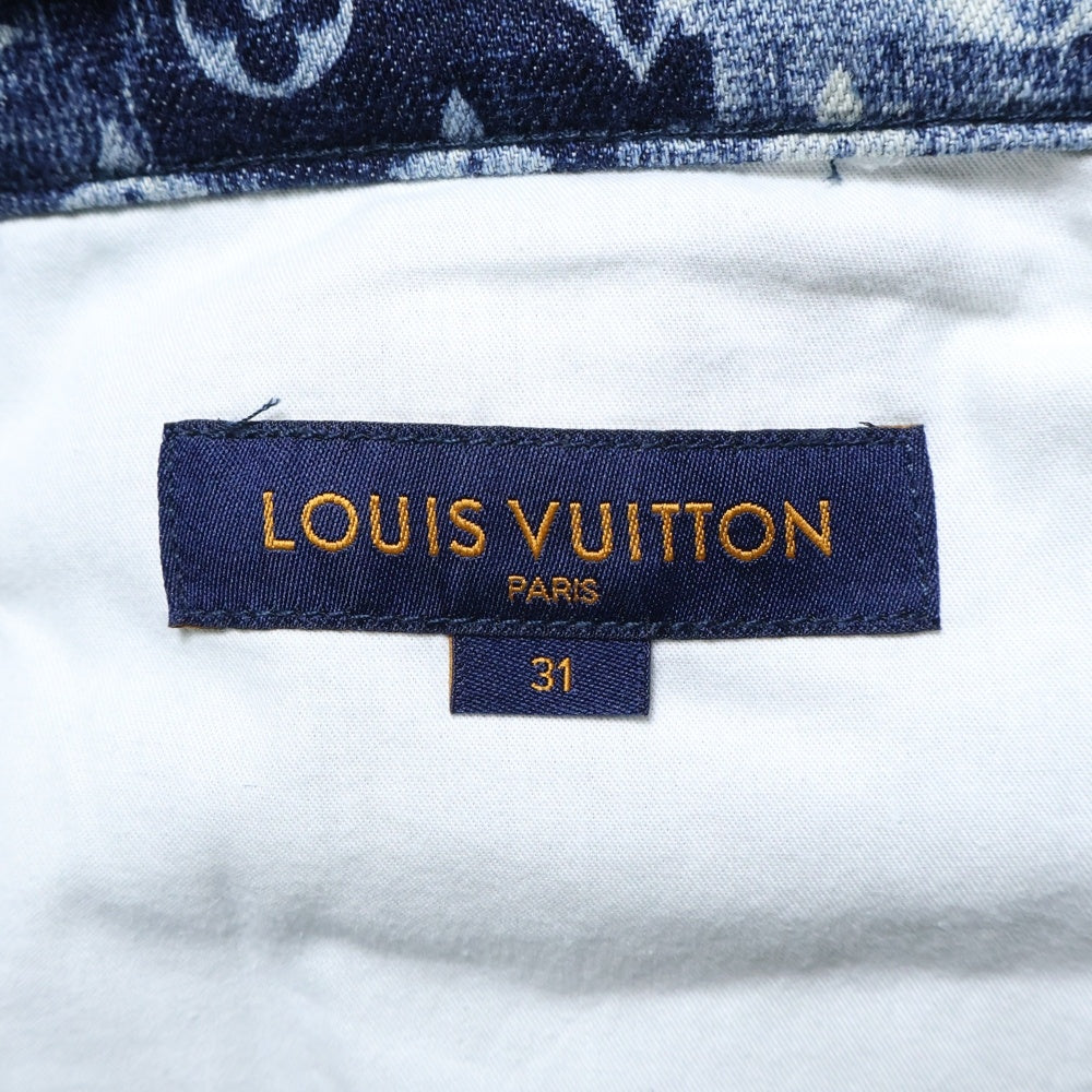LOUIS VUITTON(ルイヴィトン) 21SS モノグラムタペストリーデニムパンツ RM211M ZMC HKD02W ネイビー