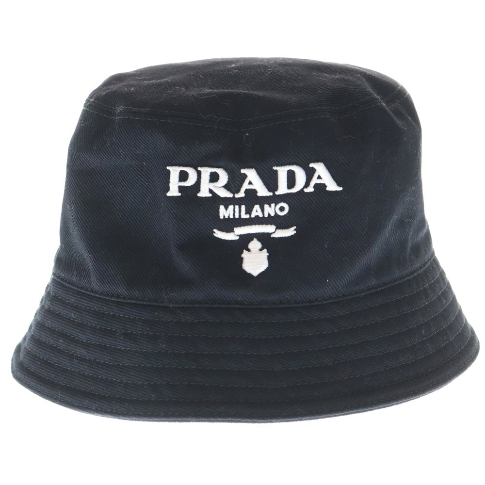PRADA(プラダ) Logo Bucket Hat ロゴ刺繍 バケットハット 帽子 1HC137 2CXL