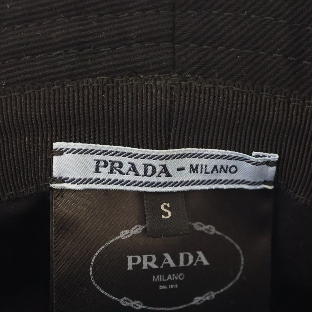PRADA(プラダ) Logo Bucket Hat ロゴ刺繍 バケットハット 帽子 1HC137 2CXL