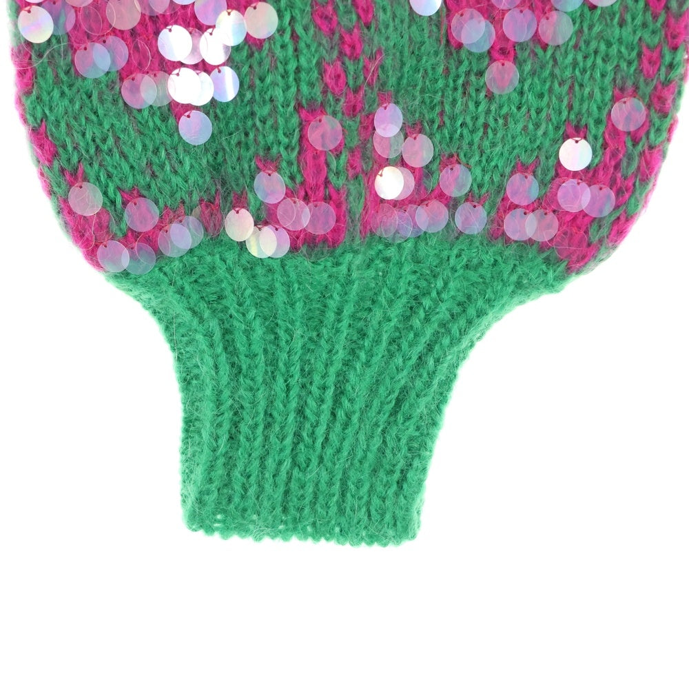 GUCCI(グッチ) Crop Sequin Sweater クロップ スパンコールニット