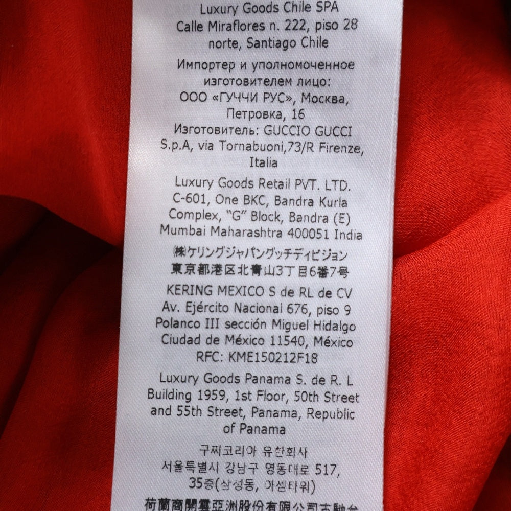 GUCCI(グッチ) 23AW Silk Mini Dress シルク ミニドレス レディース