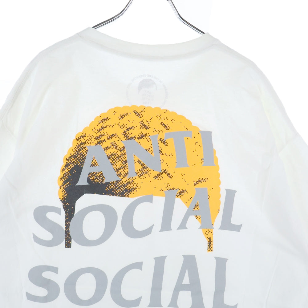 ANTI SOCIAL SOCIAL CLUB(アンチソーシャルソーシャルクラブ) フロントロゴ 半袖Tシャツ カットソー ホワイト