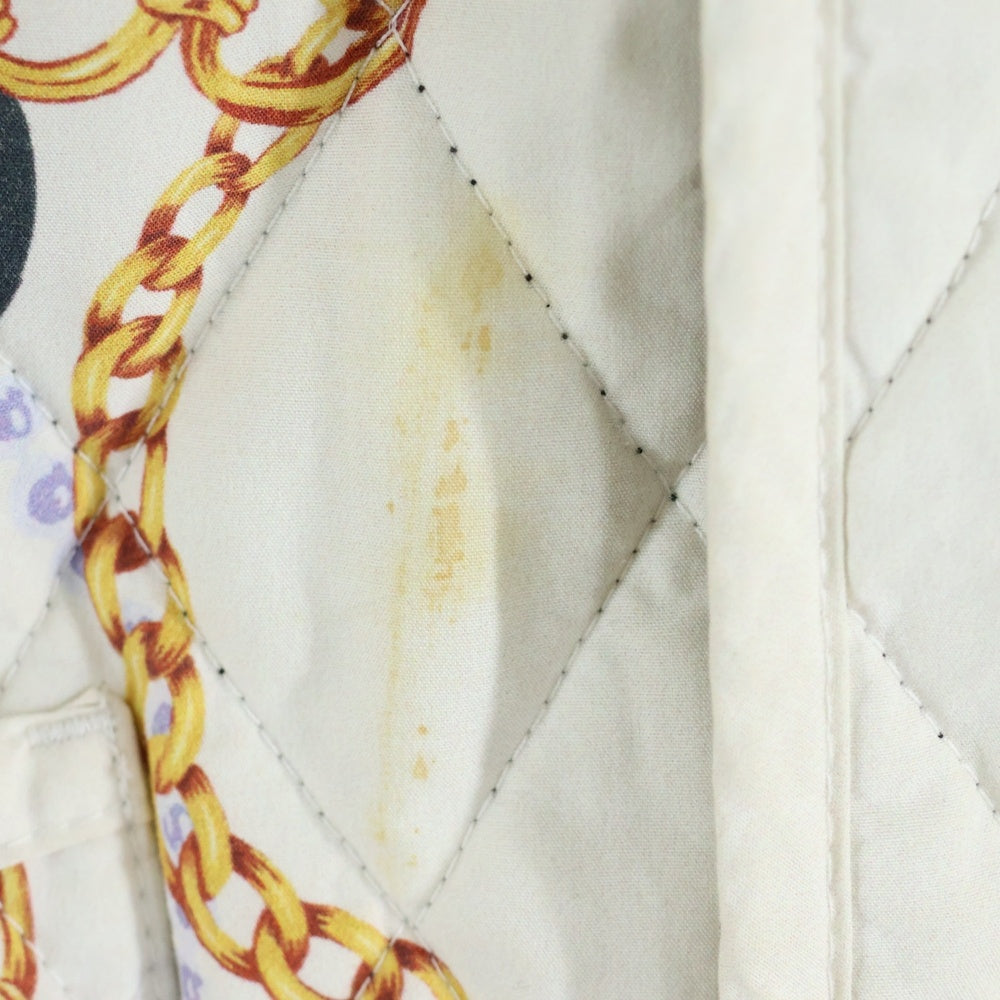 SUPREME(シュプリーム) 20AW Chains Quilted Jacket チェーンプリント キルティング ジャケット ホワイト