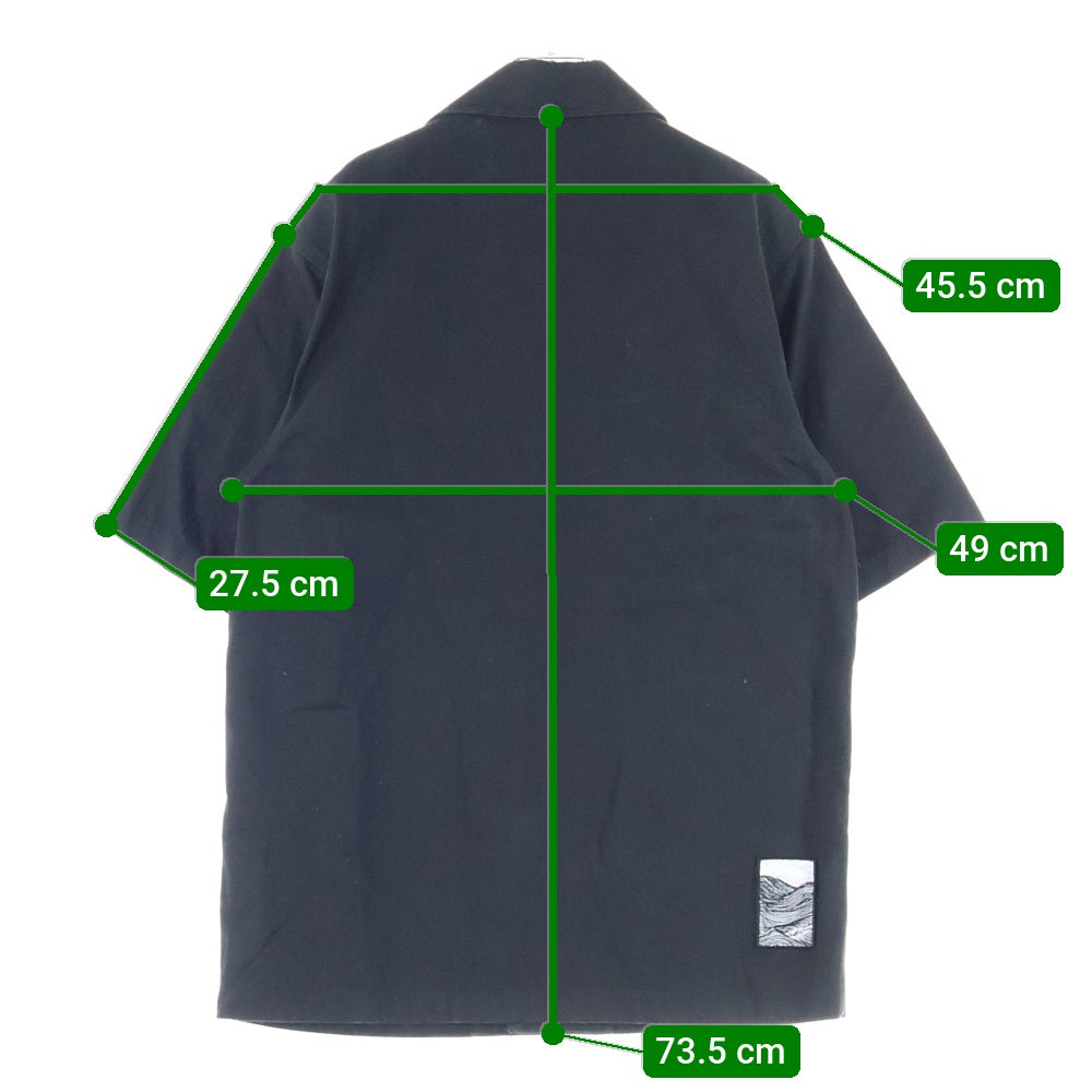 JIL SANDER +(ジルサンダープラス) Short Sleeve Shirt ヘリンボーン