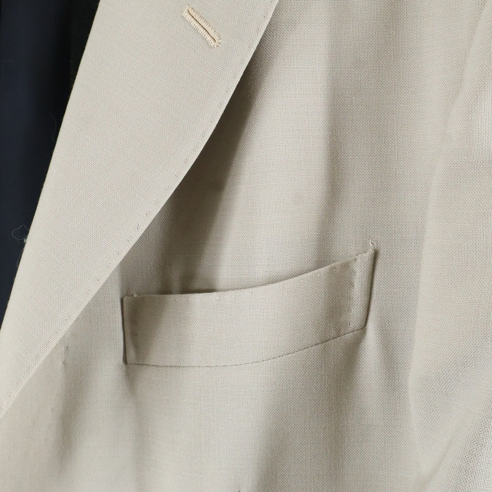 WACKO MARIA(ワコマリア) DORMEUIR SINGLE BREASTED JACKET ドーメル 2B シングルブレスト ウールテーラードジャケット ベージュ