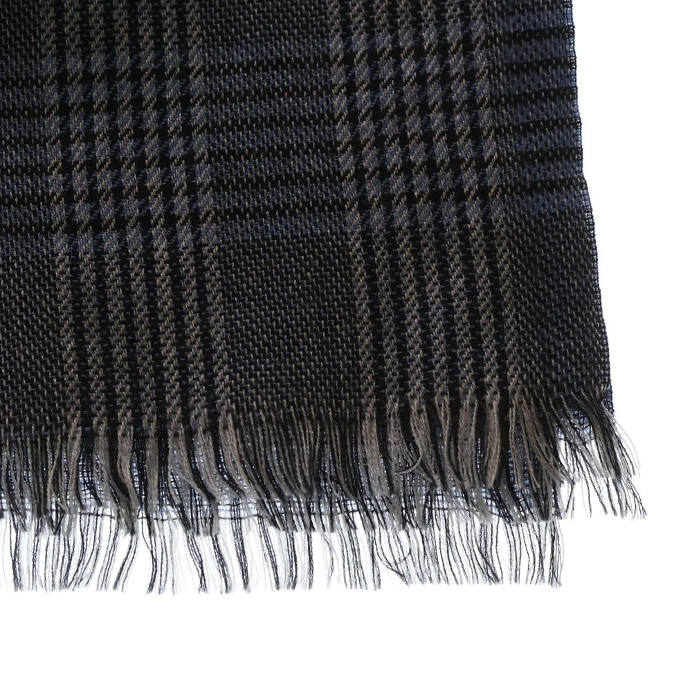 Christian Dior ウールマフラー 水色 クリーム Christian Dior/muffler/light blue/クリスチャンディオール/マフラー