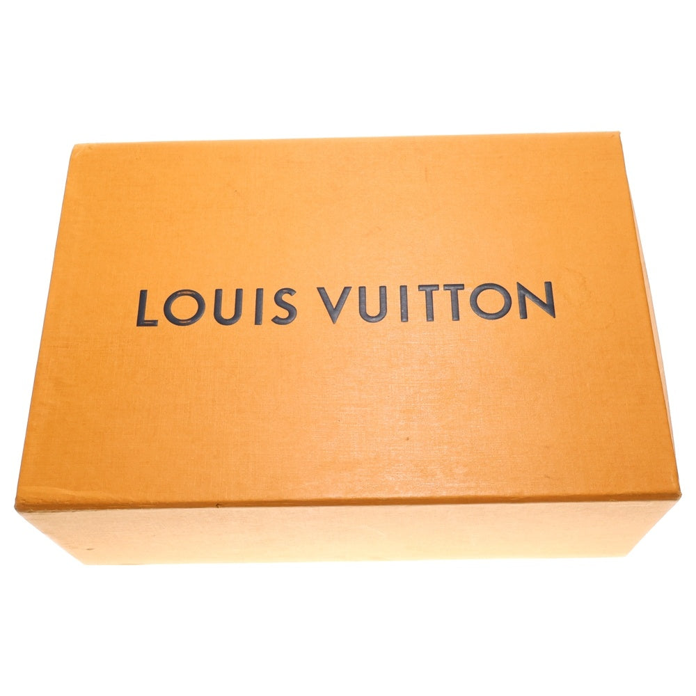 LOUIS VUITTON(ルイヴィトン) モノグラム スエード フリンジ ウェッジ サンダル レディース レッド