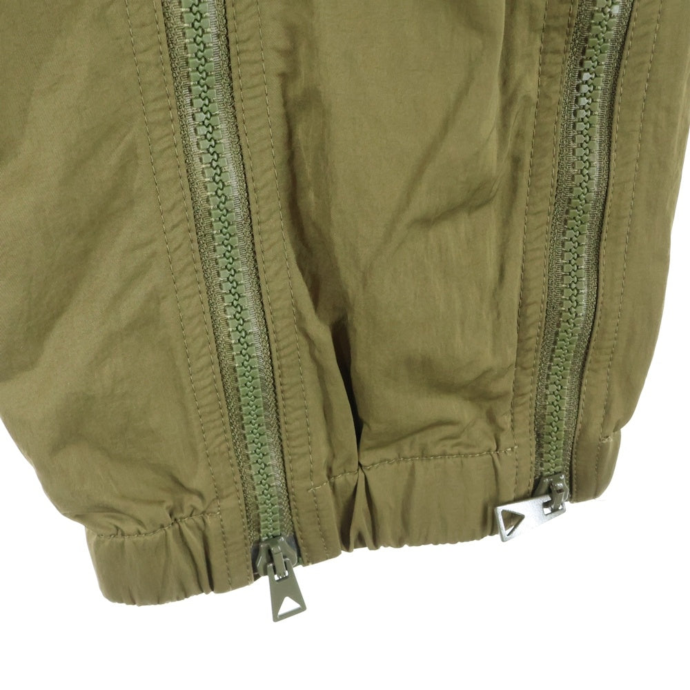BOTTEGA VENETA(ボッテガヴェネタ) Technical Nylon Pants テクニカル ジップアップナイロンパンツ カーキ 725544 VF4K0