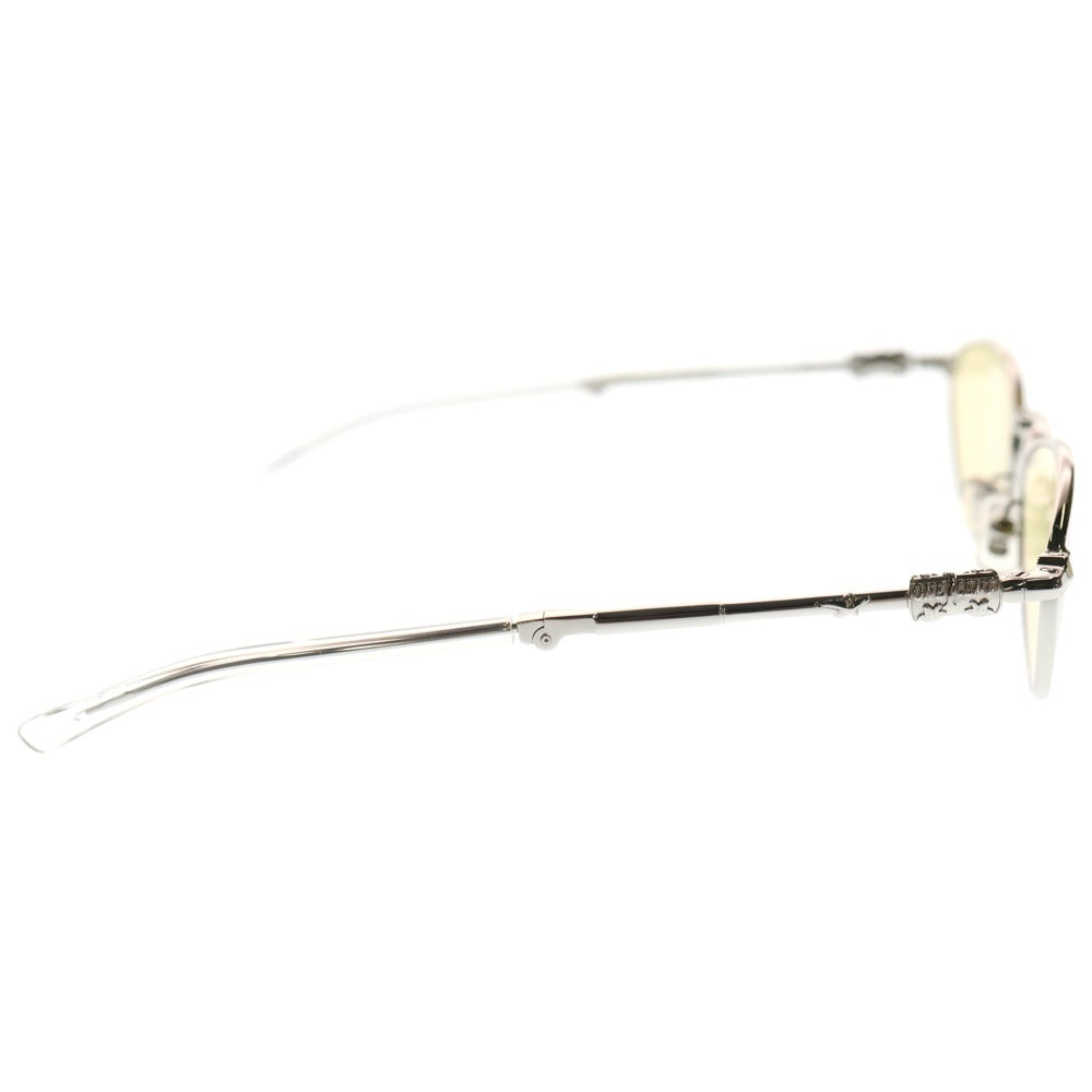 GENTLE MONSTER(ジェントルモンスター) Cubit 02 メタルフレーム 折り畳み カラーサングラス 眼鏡 シルバー