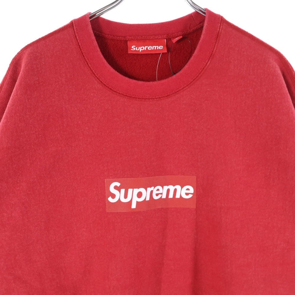 SUPREME(シュプリーム) 25SS Washed Box Logo Crewneck ウォッシュド
