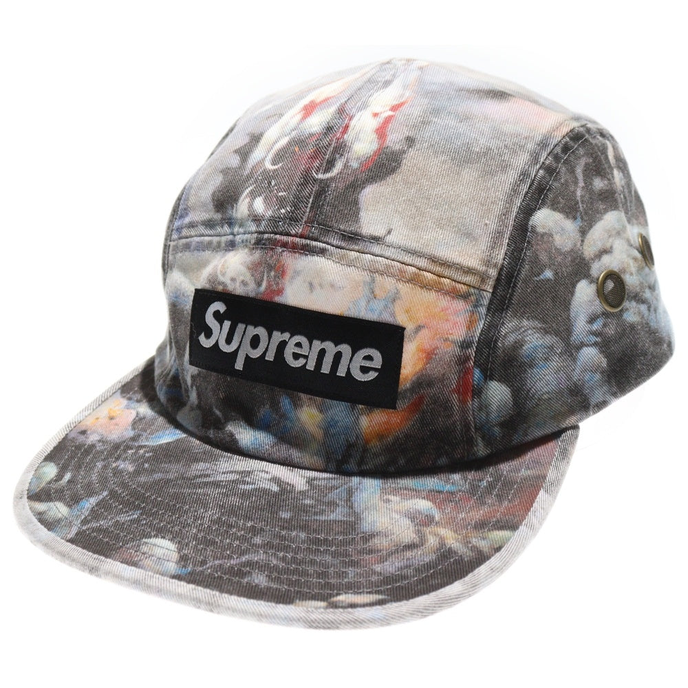 SUPREME(シュプリーム) 24AW Frank Frazetta Camp Cap ボックスロゴ フランク フラゼッタ キャンプキャップ 帽子 グレー