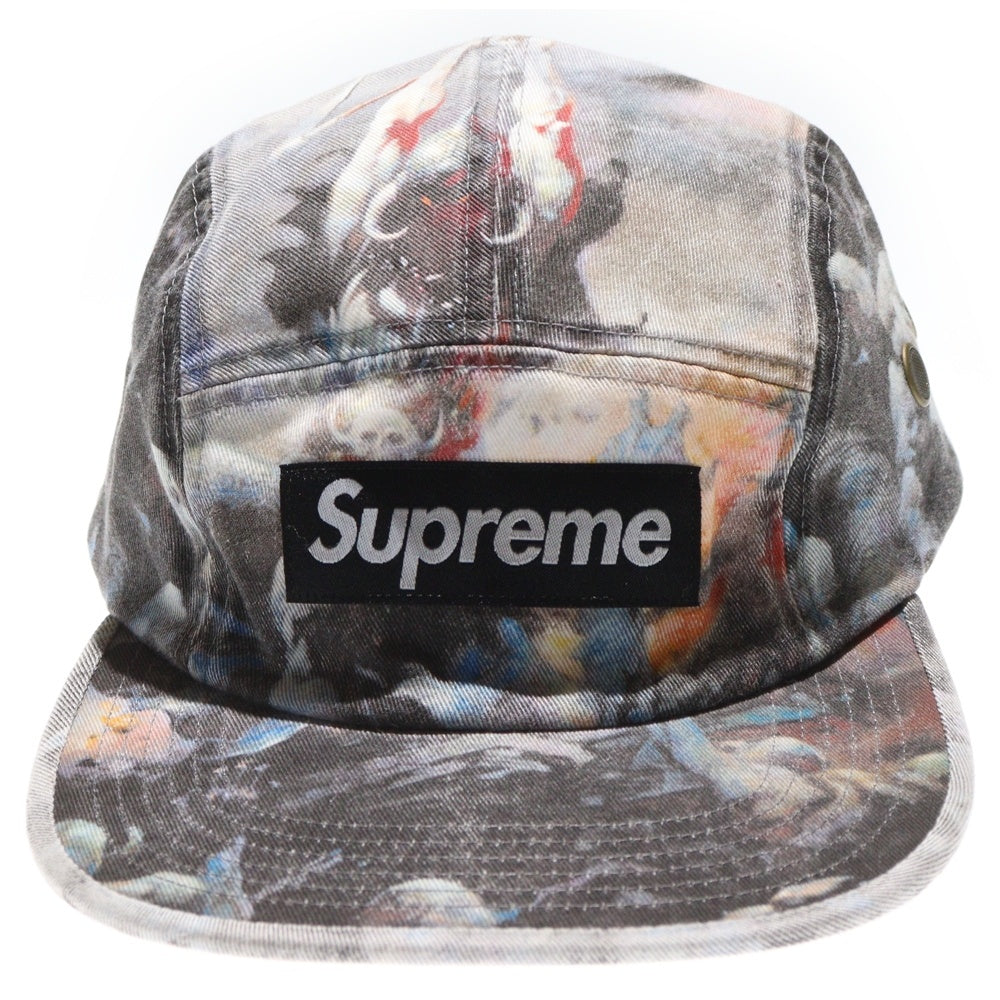 SUPREME(シュプリーム) 24AW Frank Frazetta Camp Cap ボックスロゴ フランク フラゼッタ キャンプキャップ 帽子 グレー