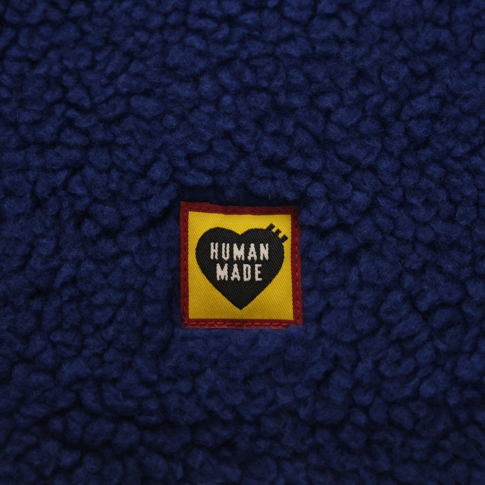 HUMAN MADE(ヒューマンメイド) FLEECE BLANLET ボア フリースブランケット 毛布 ブルー