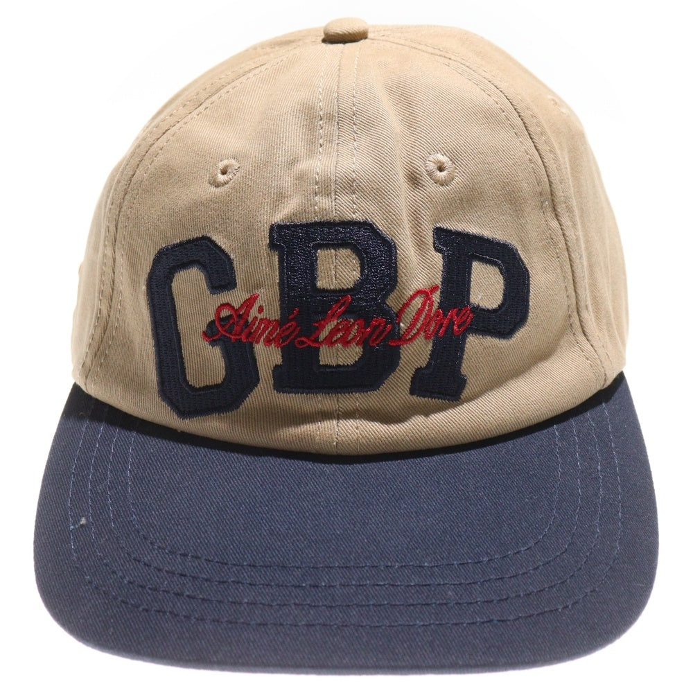 Aime Leon Dore(エメレオンドレ) 24SS Currency Cap カレンシー ロゴ刺繍キャップ 帽子 ベージュ