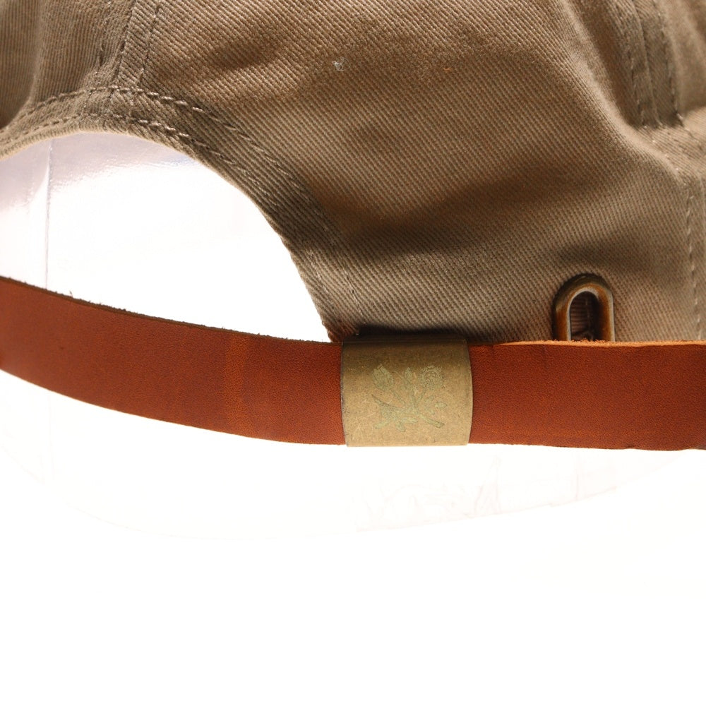 Aime Leon Dore(エメレオンドレ) 24SS Currency Cap カレンシー ロゴ刺繍キャップ 帽子 ベージュ