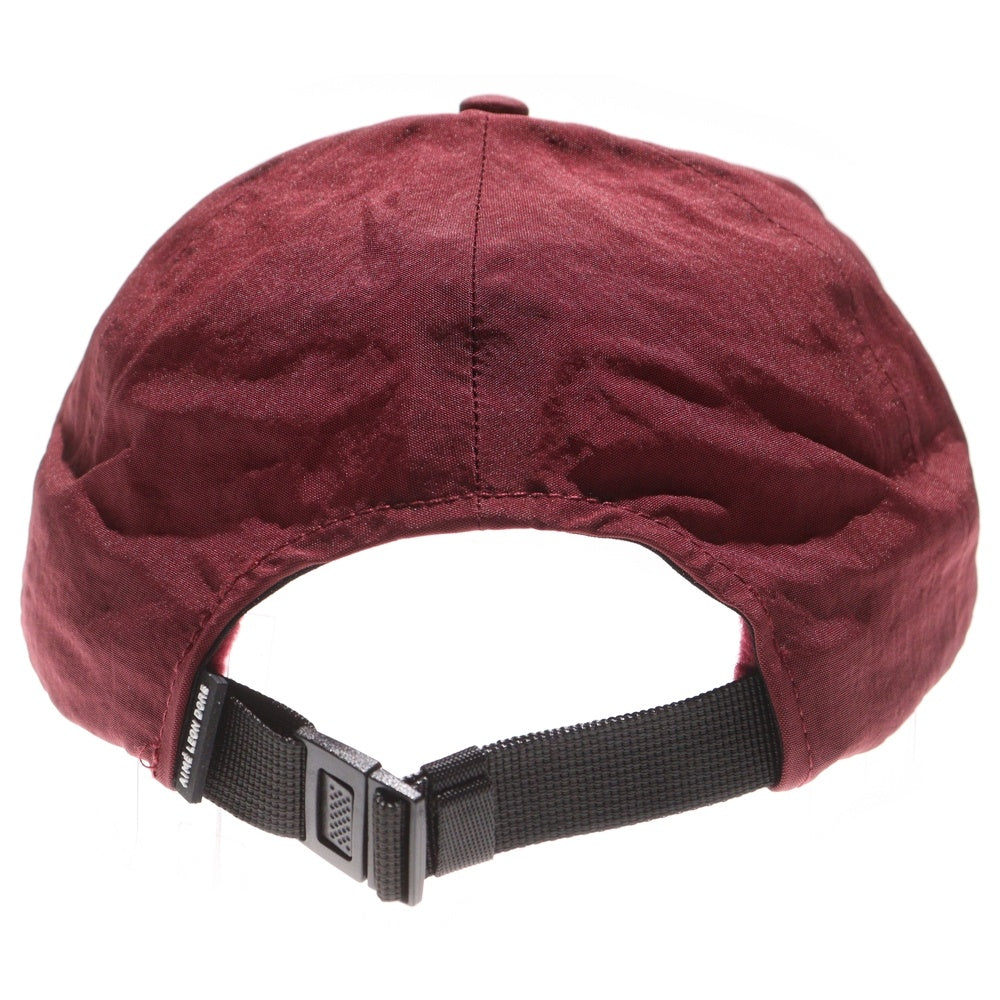 Aime Leon Dore(エメレオンドレ) 23AW Unisphere Shell Cap ロゴ刺繍ナイロンキャップ 帽子 バーガンディ