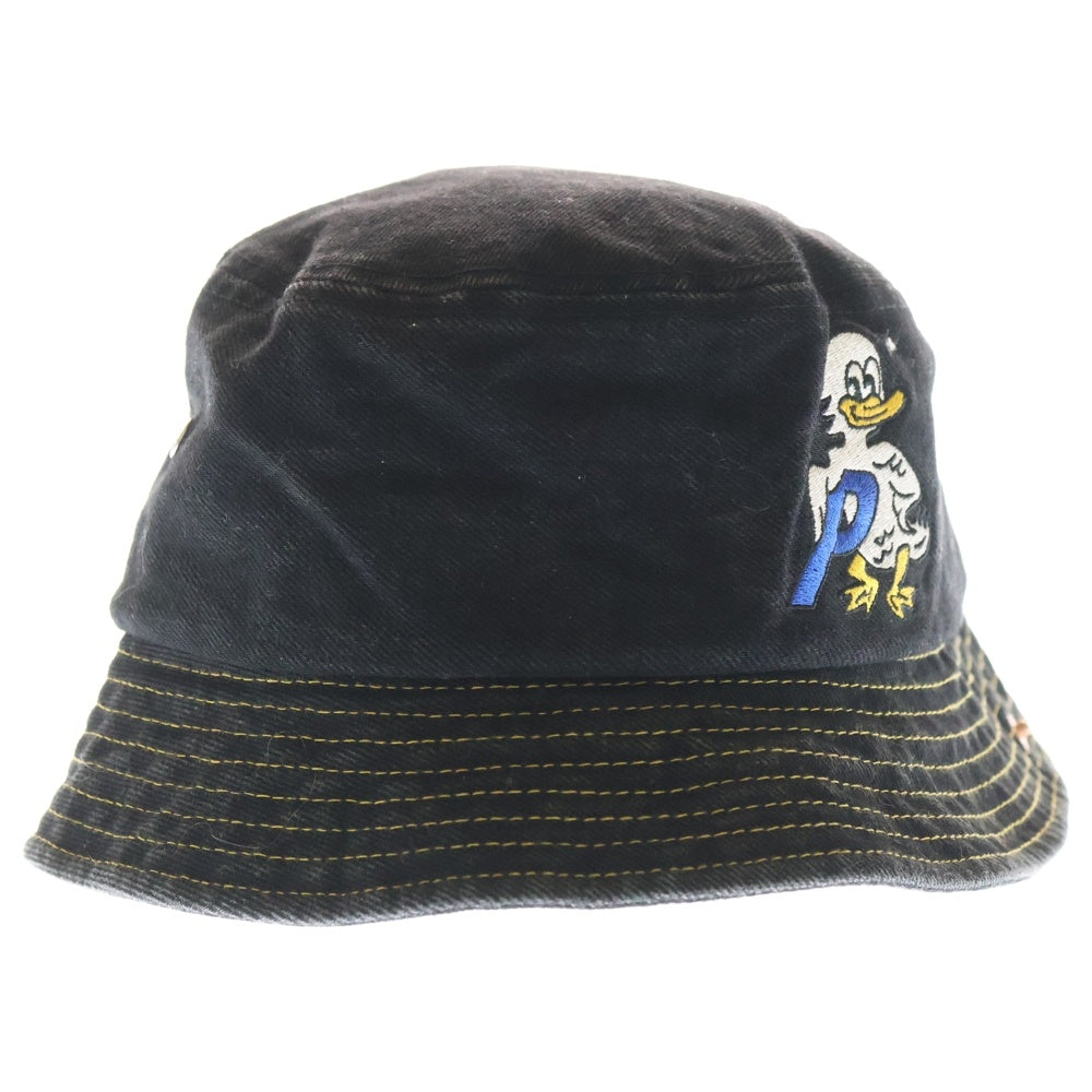 Palace Skateboards(パレススケートボーズ) 22AW Duck Denim Bucket Hat ダック刺繍 デニムバケットハット 帽子 インディゴ