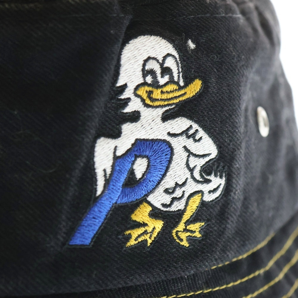 Palace Skateboards(パレススケートボーズ) 22AW Duck Denim Bucket Hat ダック刺繍 デニムバケットハット 帽子 インディゴ