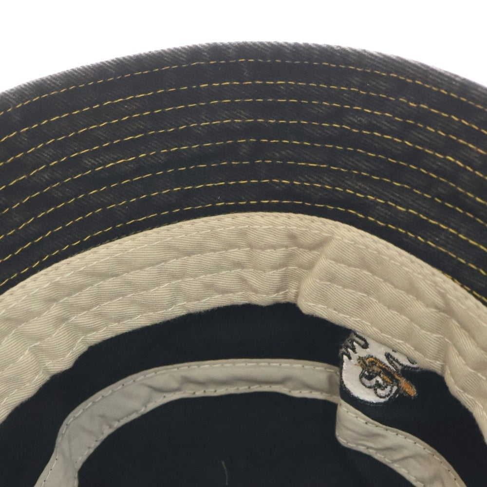 Palace Skateboards(パレススケートボーズ) 22AW Duck Denim Bucket Hat ダック刺繍 デニムバケットハット 帽子 インディゴ