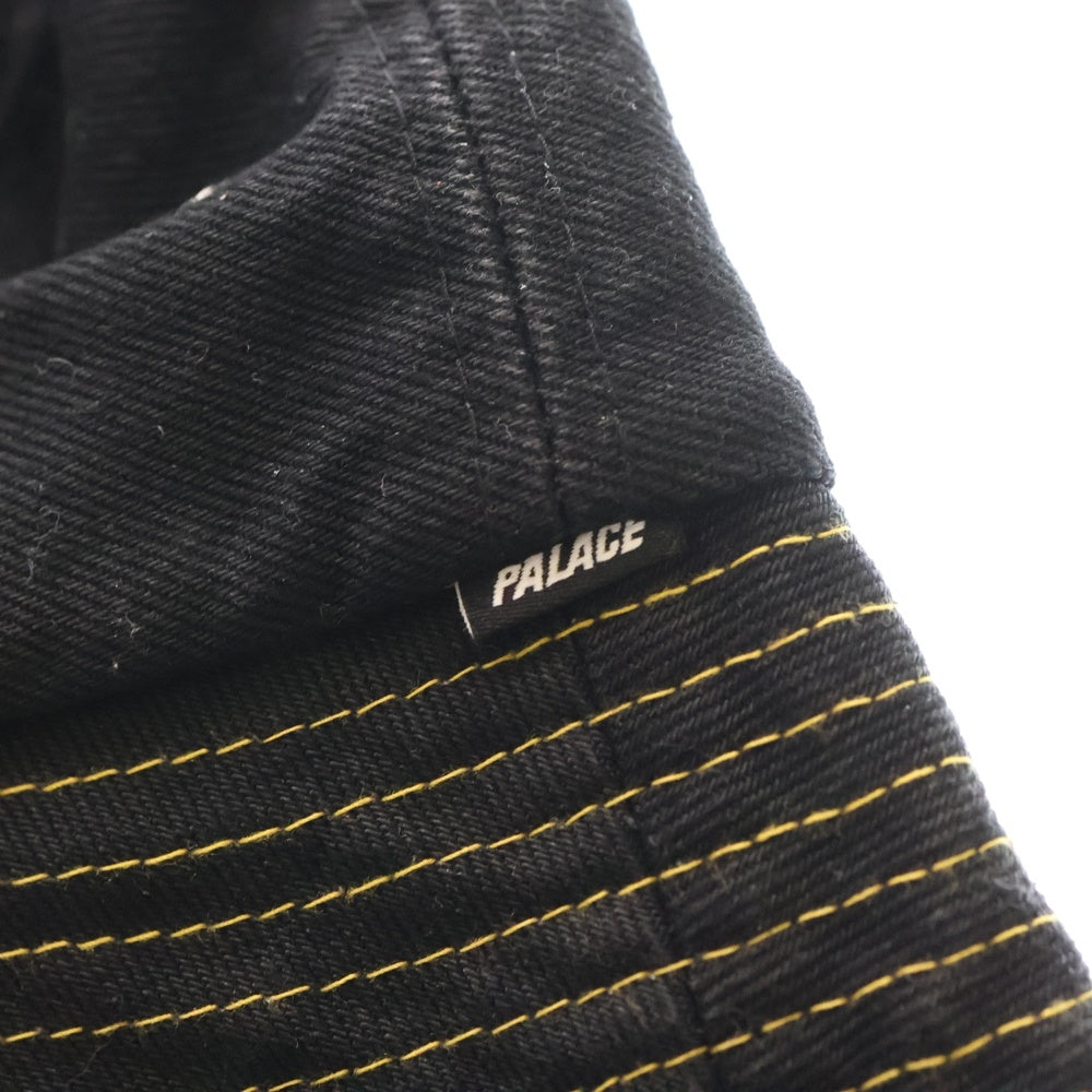 Palace Skateboards(パレススケートボーズ) 22AW Duck Denim Bucket Hat ダック刺繍 デニムバケットハット 帽子 インディゴ