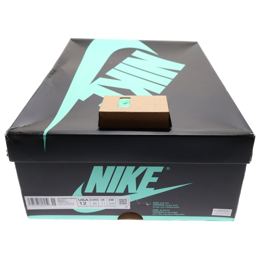 NIKE(ナイキ) AIR JORDAN1 RETRO HIGH OG エアジョーダン1 グリーングロー ハイカットスニーカー グリーン US12/30cm DZ5485-130