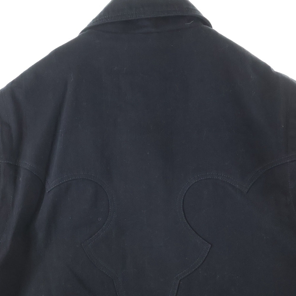 CHROME HEARTS(クロムハーツ) OLD DENIM CLASSIC JEAN オールド バックフレアニーウエスタンデニムジャケット ブラック