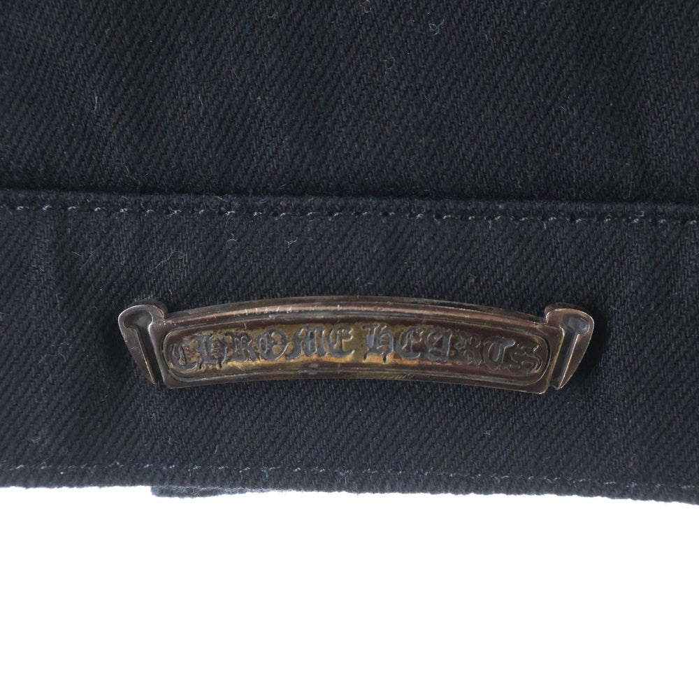 CHROME HEARTS(クロムハーツ) OLD DENIM CLASSIC JEAN オールド バックフレアニーウエスタンデニムジャケット ブラック