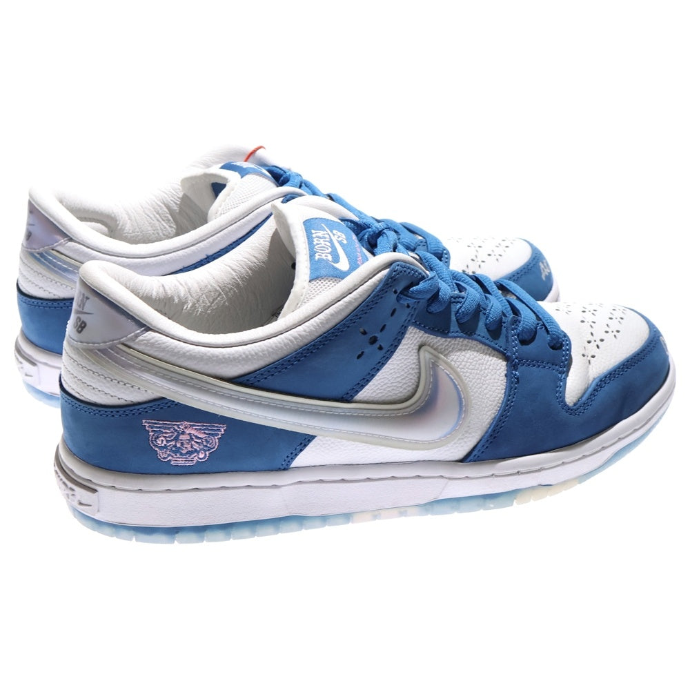 NIKE SB(ナイキエスビー) ×Born x Raised DUNK LOW PRP QS ボーンレイズド ダンク ローカットスニーカー ホワイト/ブルーUS9.5/27.5cm FN7819-400