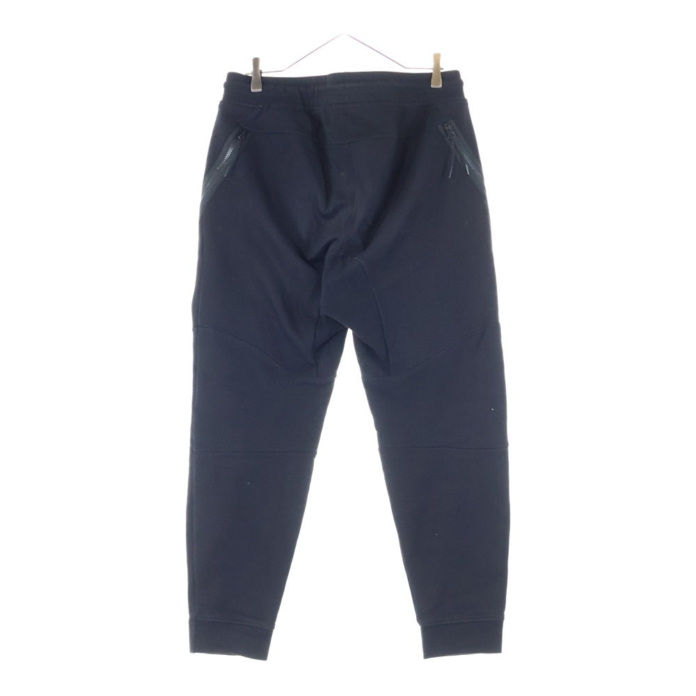 C.P. Company(シーピーカンパニー) 24SS Diagonal Raised Fleece Sweatpants サイドジップ スウェットパンツ ブラック 16CMSP084A-005086W
