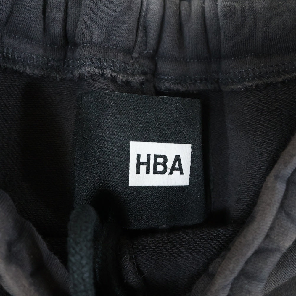 HOOD BY AIR/HBA(フッドバイエアー/エイチビーエー) DSM SP CARGO SWEATS カーゴスウェットパンツ ブラック EX21P01