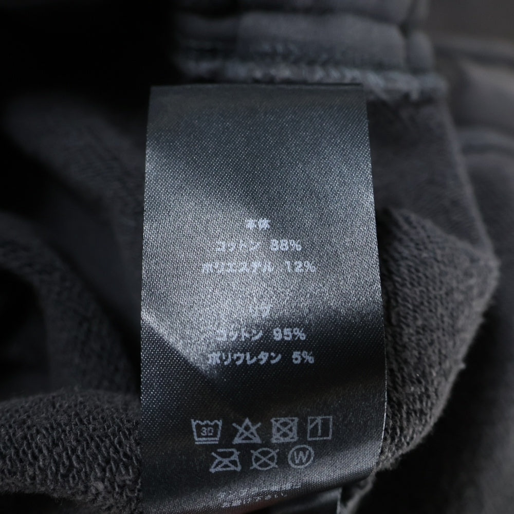 HOOD BY AIR/HBA(フッドバイエアー/エイチビーエー) DSM SP CARGO SWEATS カーゴスウェットパンツ ブラック EX21P01