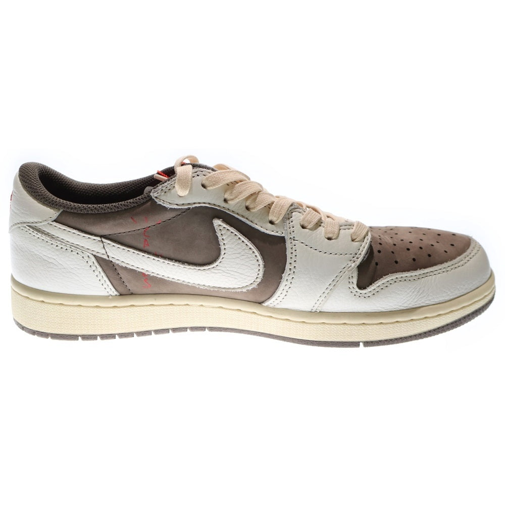 NIKE(ナイキ) ×TRAVIS SCOTT AIR JORDAN 1 Reverse Mocha トラヴィススコット エアジョーダン1 リバースモカ ローカットスニーカー US9.5/27.5cm DM7866-162