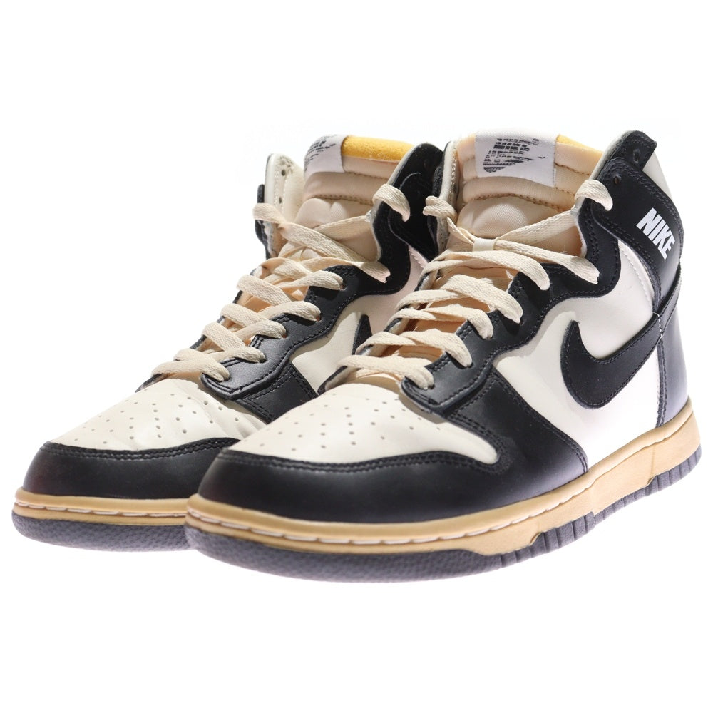 NIKE(ナイキ) W DUNK HIGH SE Black and Sail ウィメンズ ダンク ブラック アンド セイル ハイカットスニーカー ブラック/ホワイト US10/27.0cm DZ4732-133 レディース