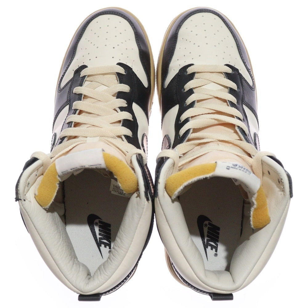 NIKE(ナイキ) W DUNK HIGH SE Black and Sail ウィメンズ ダンク ブラック アンド セイル ハイカットスニーカー ブラック/ホワイト US10/27.0cm DZ4732-133 レディース